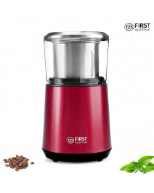 Rasnita cafea TZS First Austria FA-5486-2-RE, 200W, 150 ml/ 60 gr, 4 cutite, inox