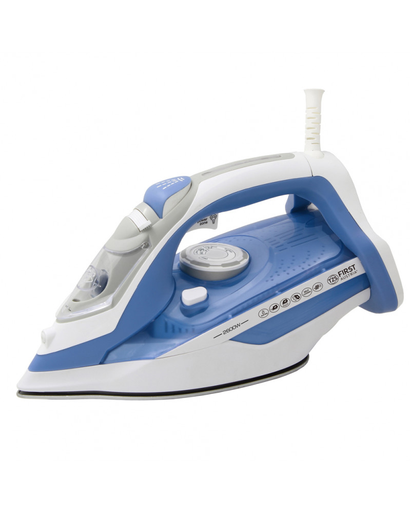 Fier de calcat TZS First Austria FA-5628-9, putere 2600W, talpa ceramica, jet aburi variabil