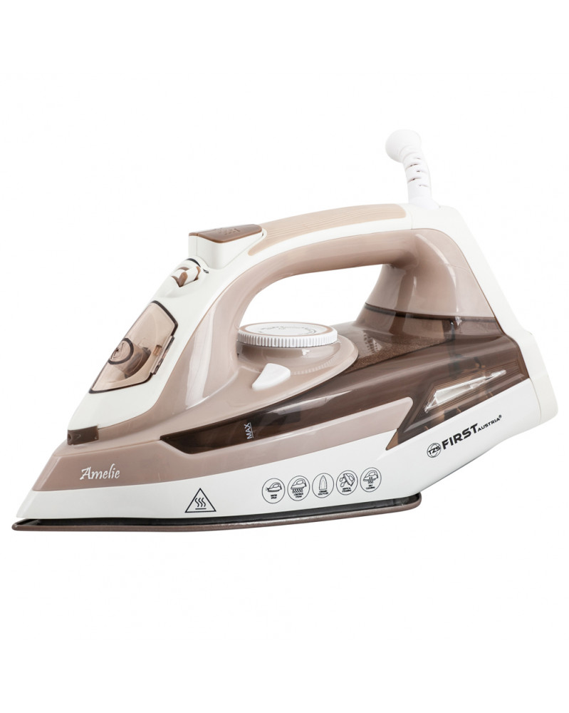 Fier de calcat TZS First Austria FA-5628-8, 2300W, talpa ceramica, jet aburi variabil