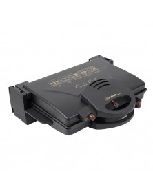 Grill electric TZS First Austria FA-5330, 2000W, placi antiaderente detasabile, deschidere 180˚, tava colectare