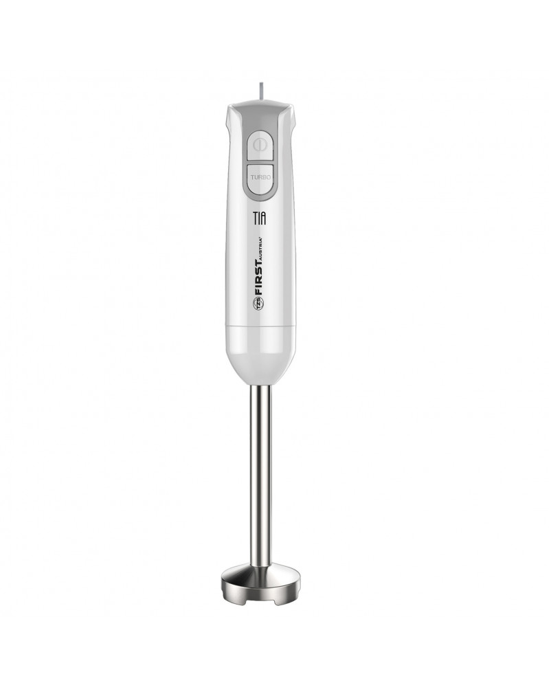Mixer vertical TZS First Austria FA-5272-4, 400 W, functie Turbo, 9000 rpm, picior inox, alb