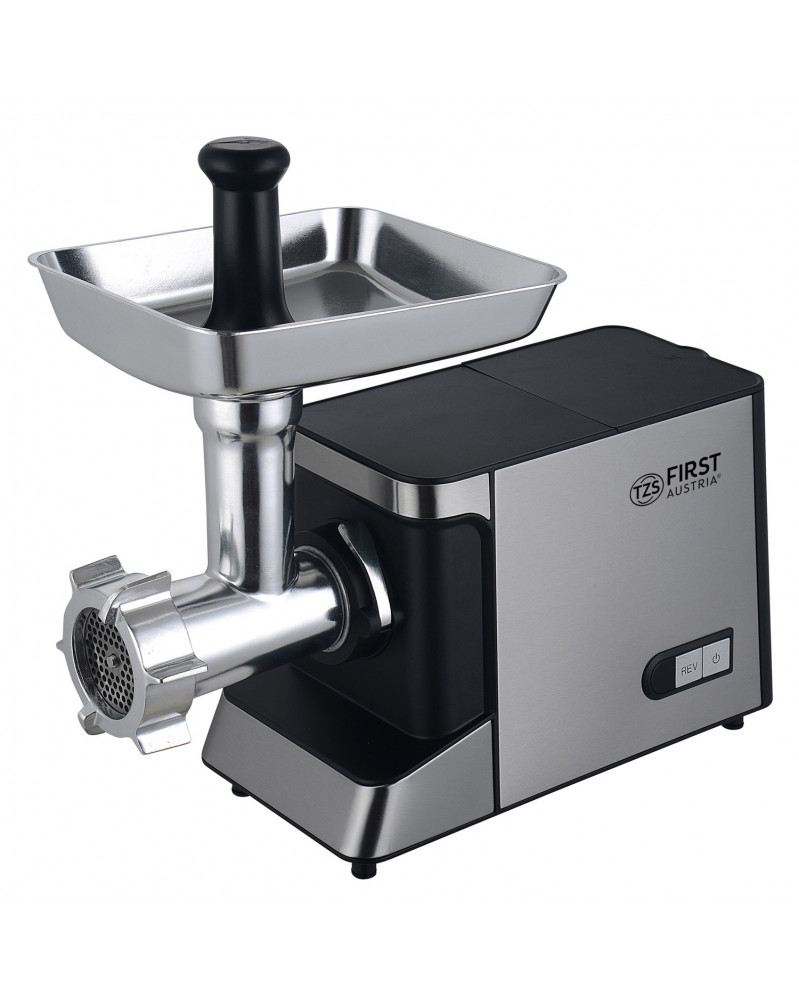 Masina tocat carne TZS First Austria FA-5140-5, inox, 1800W, 2 kg/min, cutit inox
