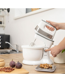 Mixer cu bol TZS First Austria FA-5257-3, 500 W, 5 viteze, functie turbo, bol 3.5 litri