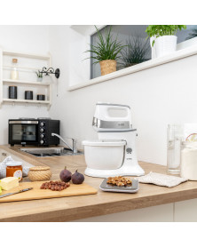 Mixer cu bol TZS First Austria FA-5257-3, 500 W, 5 viteze, functie turbo, bol 3.5 litri