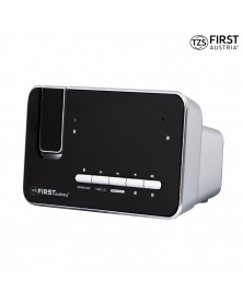 Ceas cu radio TZS First Austria 2421-7, proiectie, FM, alarma, dimmer, LCD