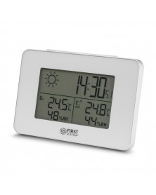 Statie meteo First Austria 2461-6-WI, senzor exterior, ceas, alarma, temperatura, umiditate, prognoza meteo