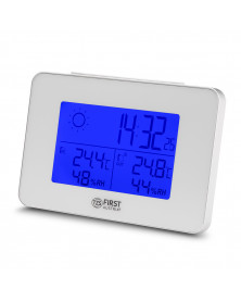 Statie meteo First Austria 2461-6-WI, senzor exterior, ceas, alarma, temperatura, umiditate, prognoza meteo
