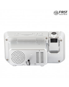 Ceas cu radio TZS First Austria 2421-7, proiectie, FM, alarma, dimmer, LCD
