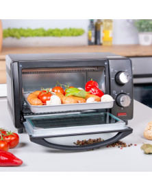 Cuptor electric TZS First Austria FA-5041-2, 10 litri, 800W, timer, termostat
