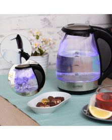 Fierbator de apa TZS First Austria FA-5405-8, 2200W, 1.7L, temperatura variabila, soft close