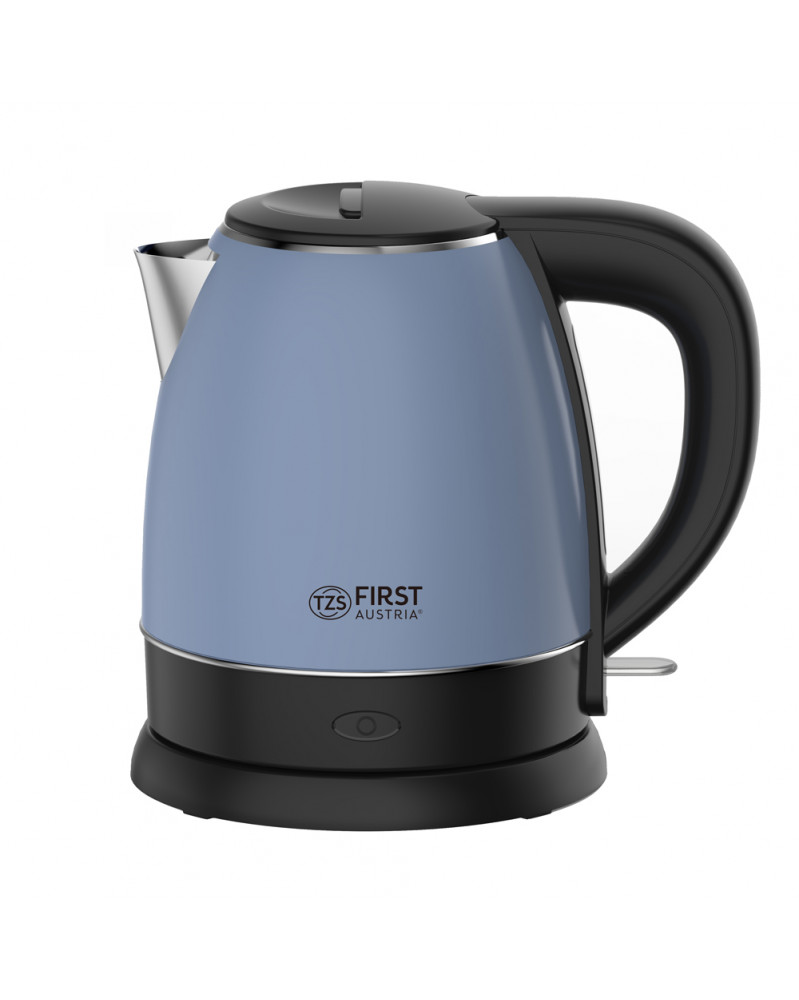 Fierbator de apa TZS First Austria FA-5407-3-BU, 2200W, 1.2L, inox, pereti dubli