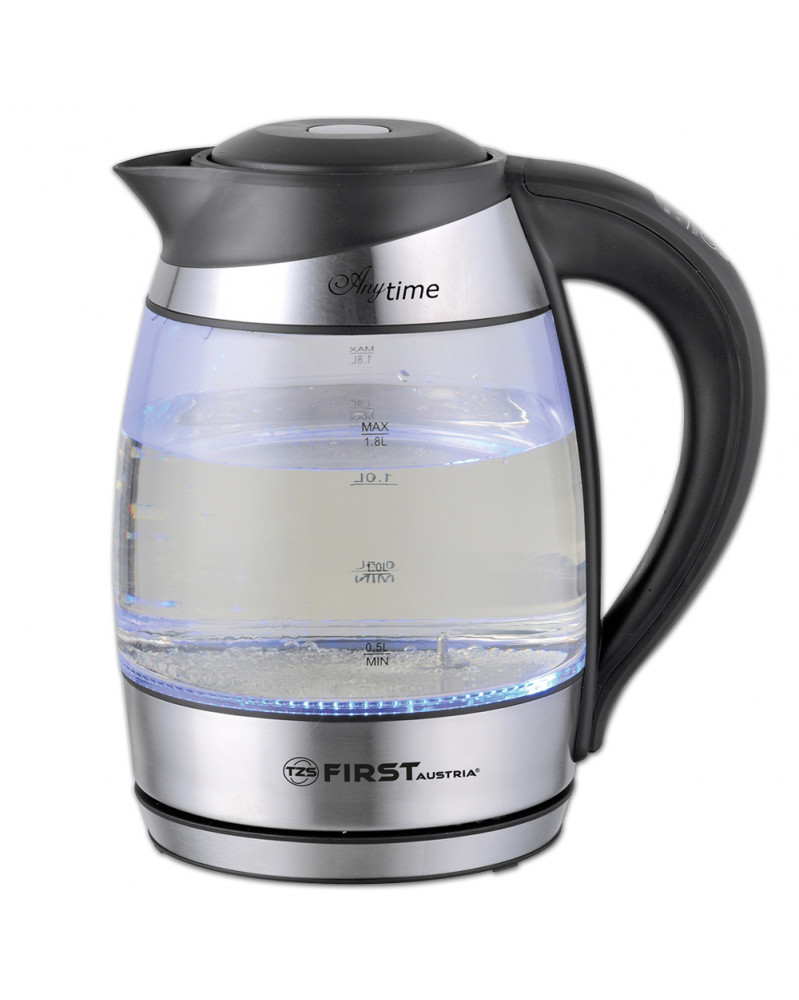 Fierbator apa TZS First Austria FA-5405-7, 2200W, 1.8L, iluminare LED, temperatura variabila, soft close