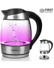 Fierbator apa TZS First Austria FA-5405-7, 2200W, 1.8L, iluminare LED, temperatura variabila, soft close