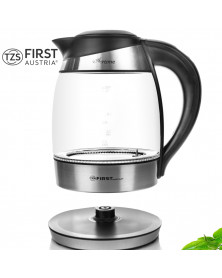 Fierbator apa TZS First Austria FA-5405-7, 2200W, 1.8L, iluminare LED, temperatura variabila, soft close
